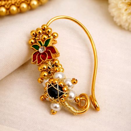 Handcrafted Maharashtrian Nath for Women